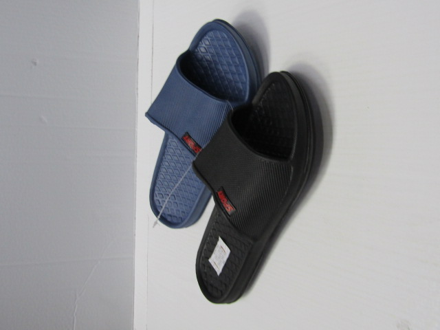 Klapki Męskie YS-085 BLACK/D.BLUE 40-45