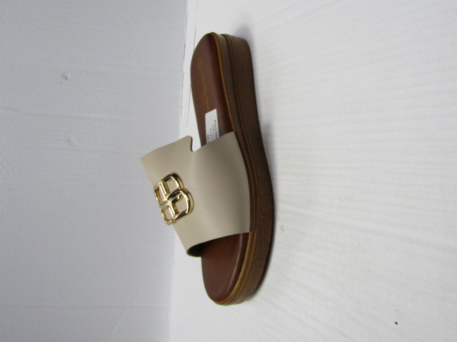 Klapki Damskie M8711 BEIGE 36-41