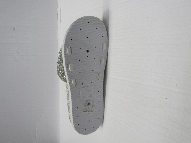 Klapki Damskie BJ662 WHITE 36-41 1