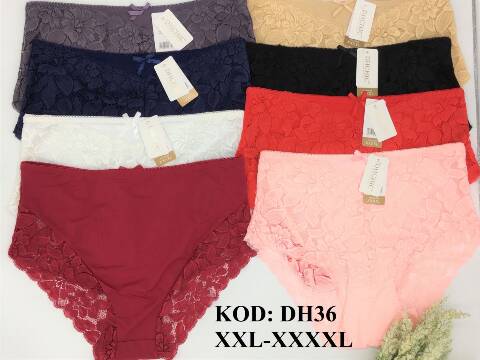 Majtki damskie DH36 Mix kolor 2XL-4XL