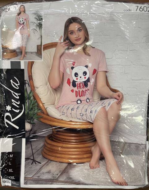 Piżama damskie 7602 Mix kolor Standard (Towar Tureckie) 1