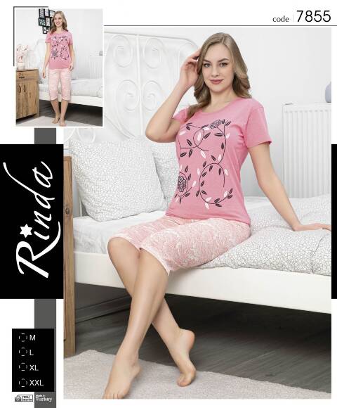 Piżama damskie 7855 1 kolor M-2XL (Towar Tureckie) 1