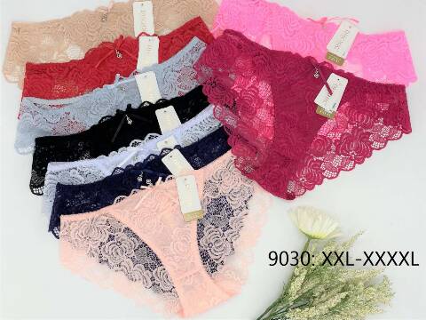 Majtki damskie 9030 Mix kolor 2XL-4XL