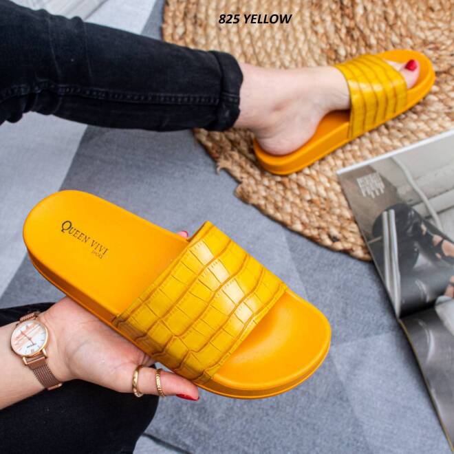 Klapki Damskie 825 YELLOW 36-41 1