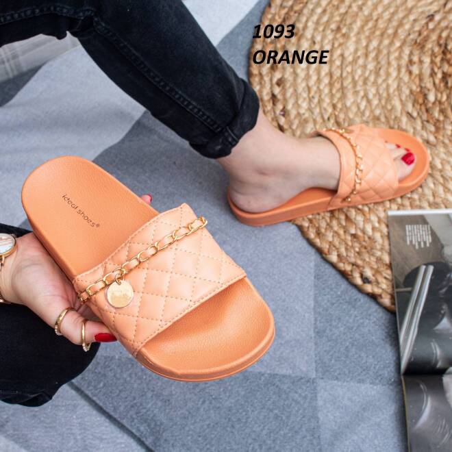 Klapki Damskie 1093 ORANGE 36-41 1