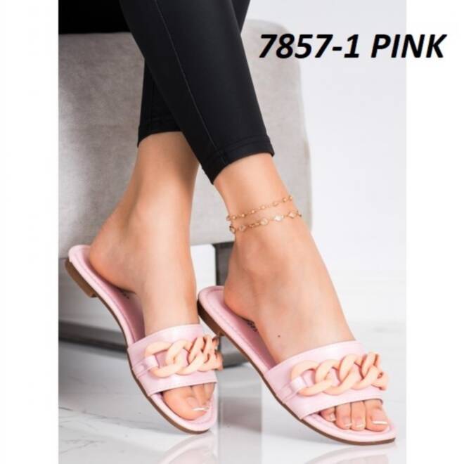 Klapki Damskie 7857-1 PINK 36-41 1