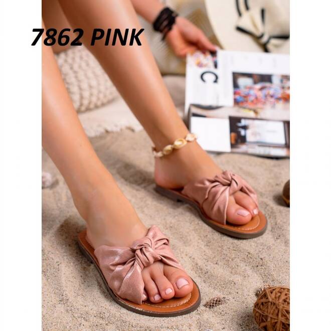 Klapki Damskie 7862 PINK 36-41 1