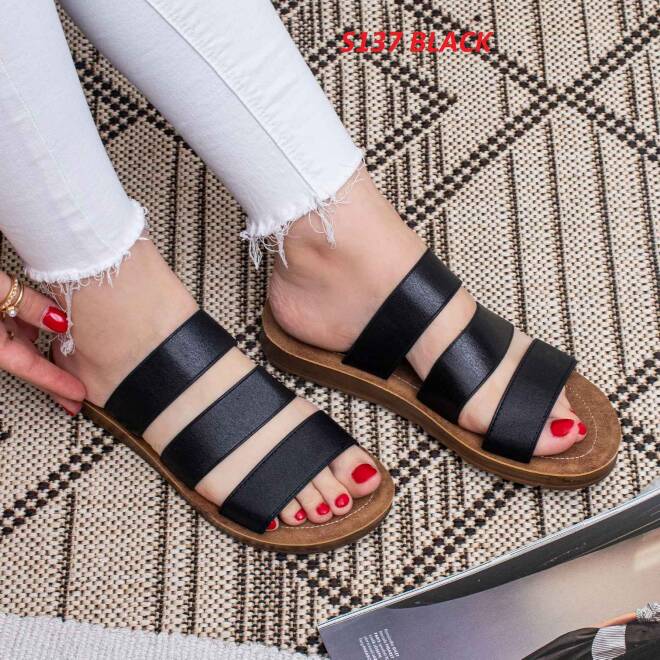 Klapki Damskie S137 BLACK 36-41 1