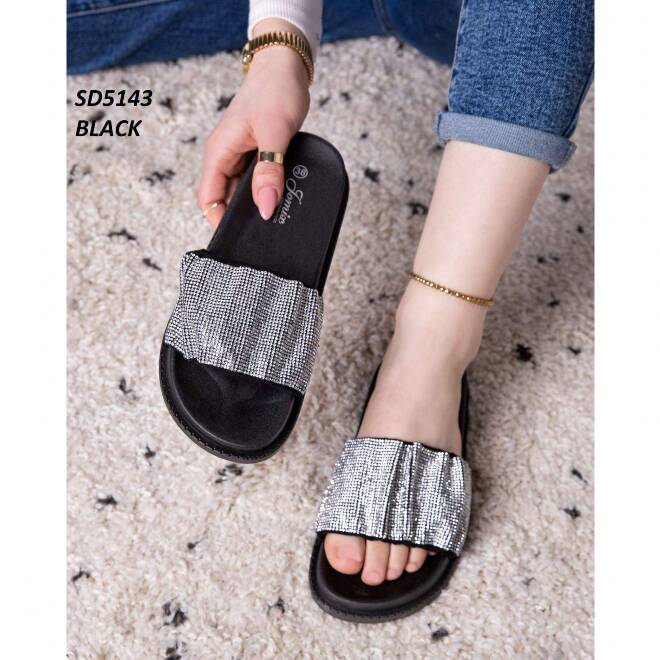 Klapki Damskie SD5143 BLACK 36-41 1