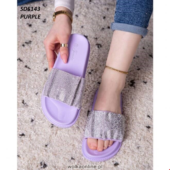 Klapki Damskie SD5143 PURPLE 36-41