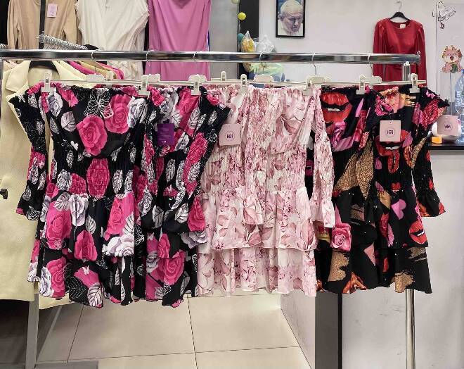 Sukienka damskie 2385 MIX KOLOR STANDARD   1