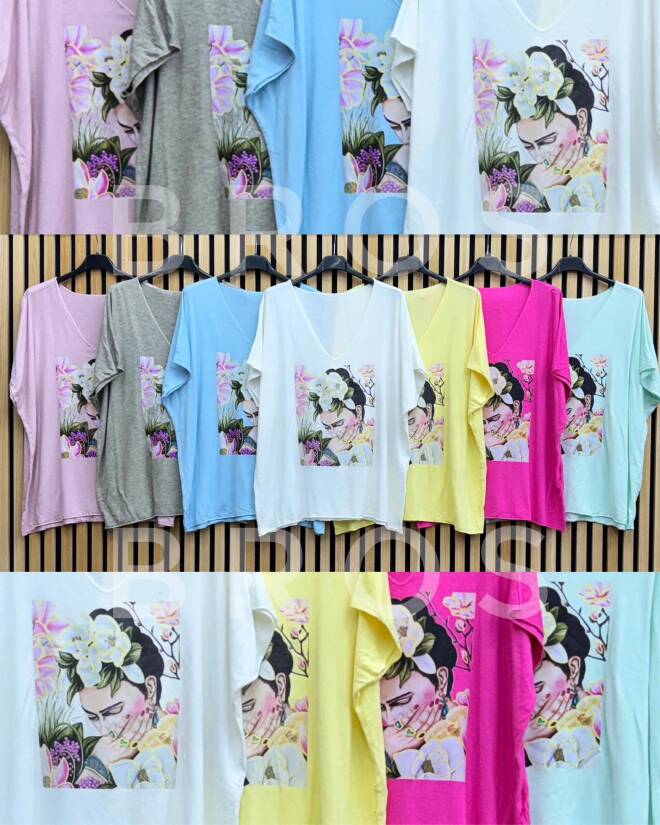 Bluzka damskie 2203 Mix kolor Standard (Towar Włoskie) 1