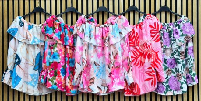 Bluzka damskie 2204 Mix kolor Standard (Towar Włoskie) 1