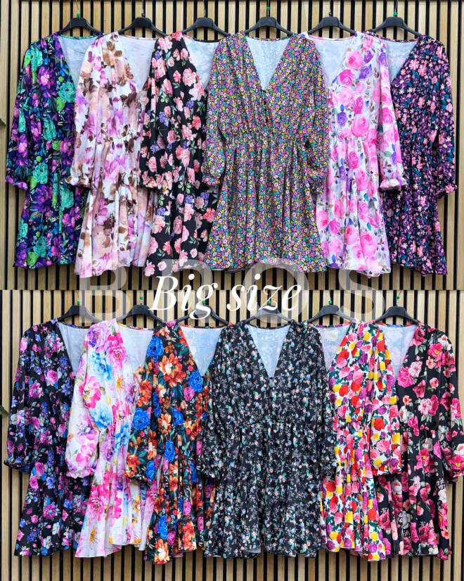 Sukienka damskie 2209 Mix kolor Standard (Towar Włoskie) 1