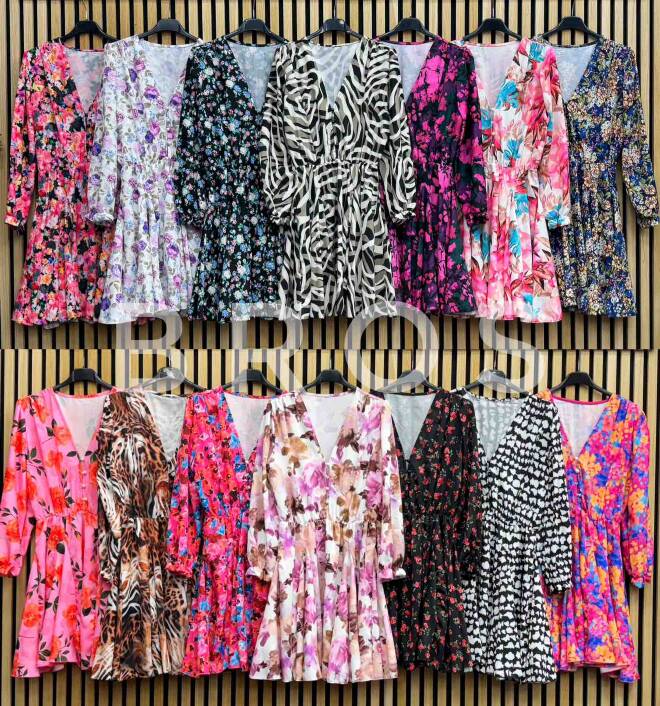 Sukienka damskie 2212 Mix kolor Standard (Towar Włoskie)   1