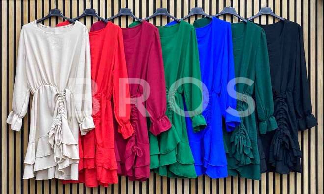 Sukienka damskie 2219 Mix kolor Standard (Towar Włoskie)