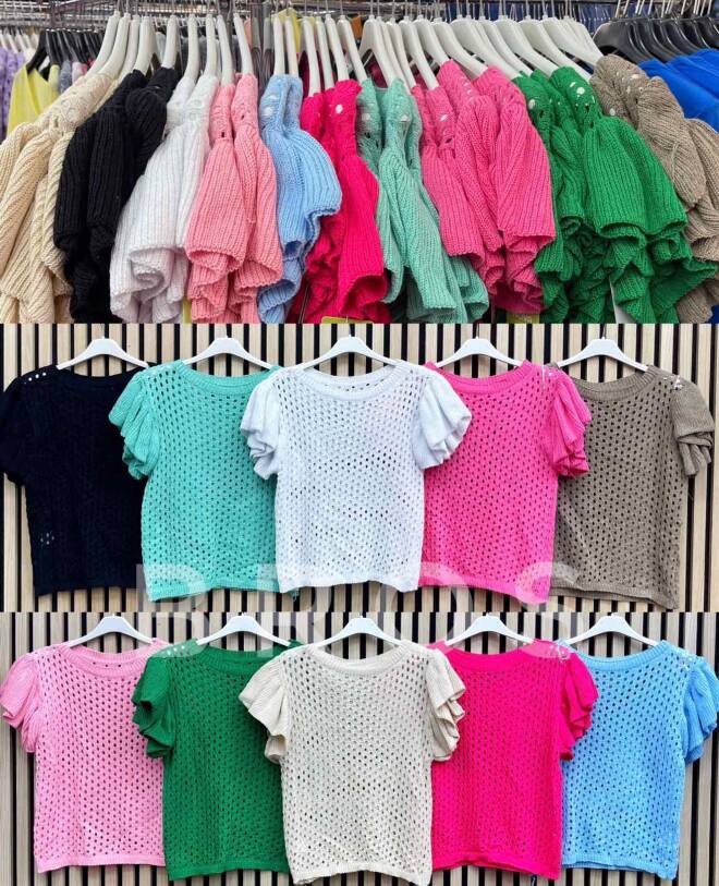 Bluzka damskie 2223 Mix kolor Standard (Towar Włoskie)   1