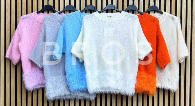 Bluzka damskie 2229 Mix kolor Standard (Towar Włoskie)  