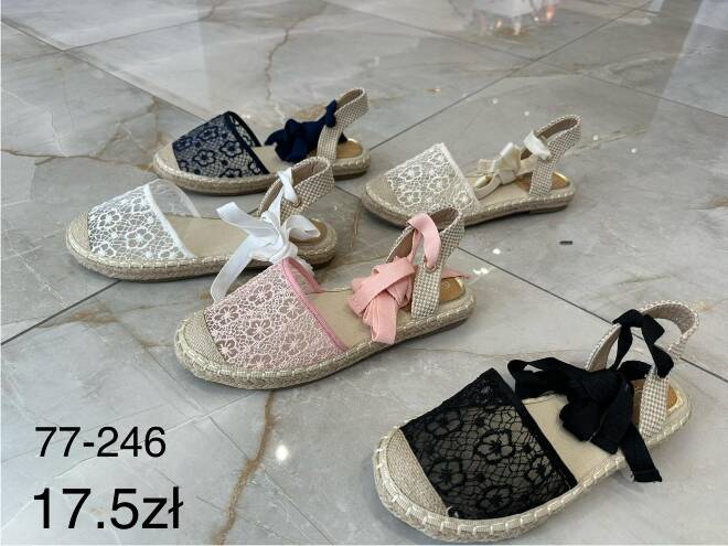 Sandały damskie 77-246 36-41 KOLOR DO WYBORU  1