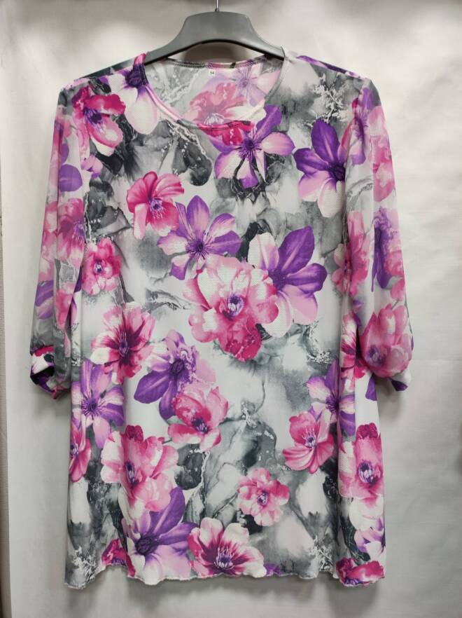 Bluzka damskie 2313 1 kolor 54-60 (Towar Ploskie)