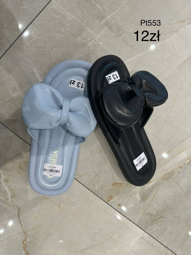 Klapki Damskie PT553 36-41 KOLOR DO WYBORU  1