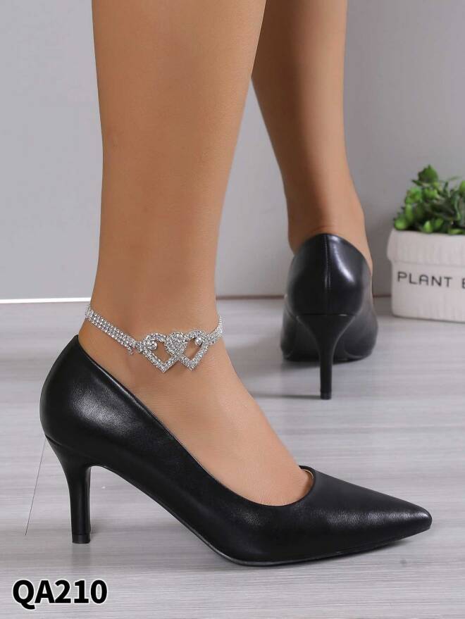 Szpilki Damskie QA210 BLACK 36-41