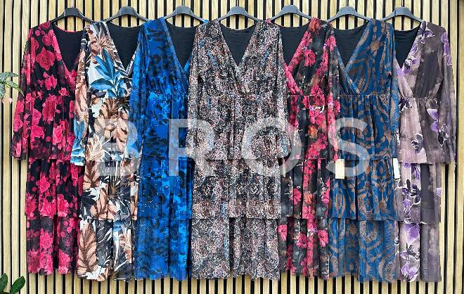 Sukienka damskie 2246 Mix kolor Standard (Towar Włoskie) 1