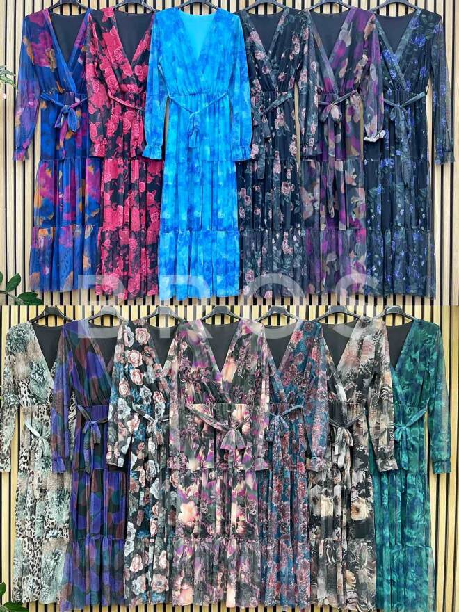 Sukienka damskie 2249 Mix kolor Standard (Towar Włoskie) 1