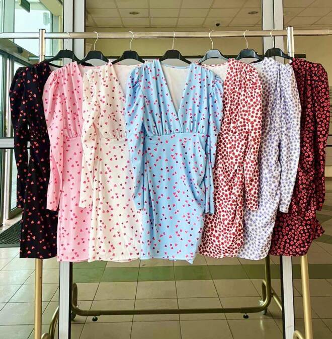 Sukienka damskie 2475 MIX KOLOR STANDARD