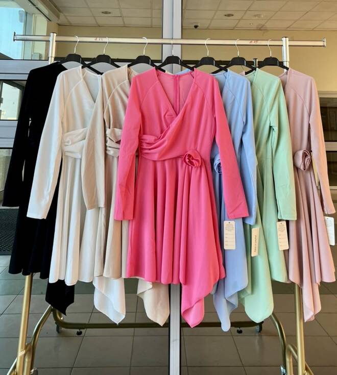 Sukienka damskie 2481 MIX KOLOR STANDARD