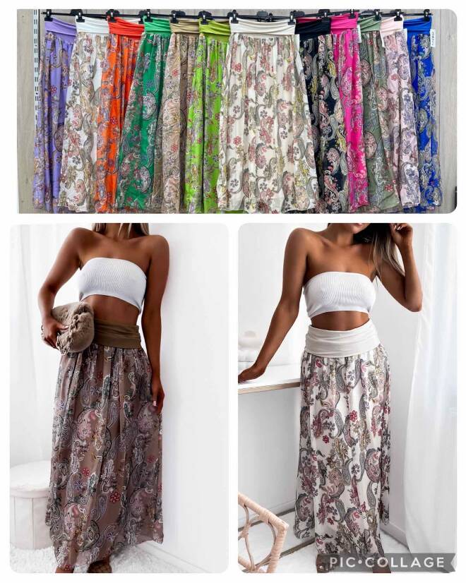 Spódnice damskie 2373 Mix kolor Standard