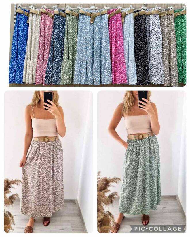 Spódnice damskie 2380 Mix kolor Standard