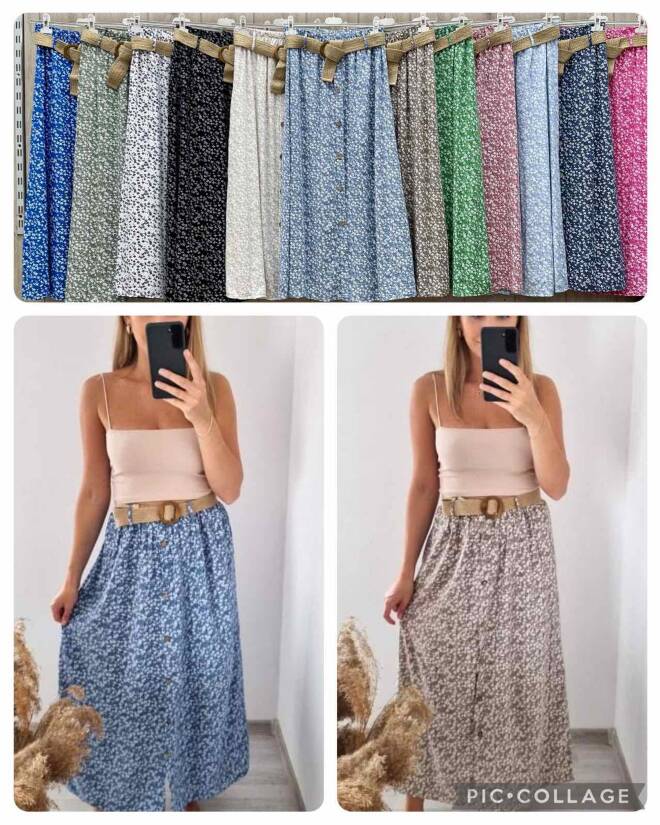 Spódnice damskie 2381 Mix kolor Standard