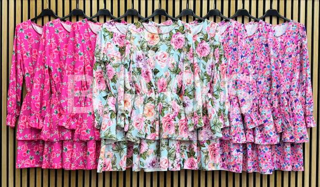 Sukienka damskie 2256 Mix kolor Standard (Towar Włoskie)