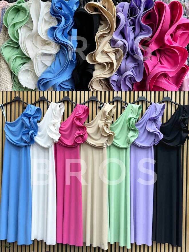 Sukienka damskie 2259 Mix kolor Standard (Towar Włoskie)