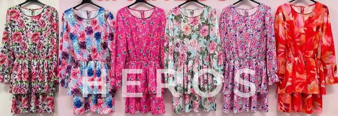 Sukienka damskie 2181 MIX KOLOR STANDARD