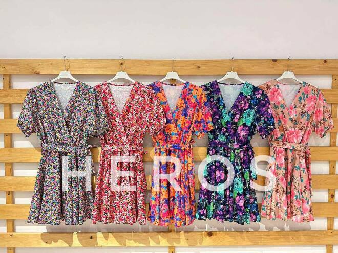 Sukienka damskie 2183 MIX KOLOR STANDARD