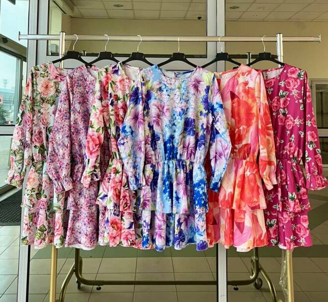 Sukienka damskie 2484 MIX KOLOR STANDARD 1