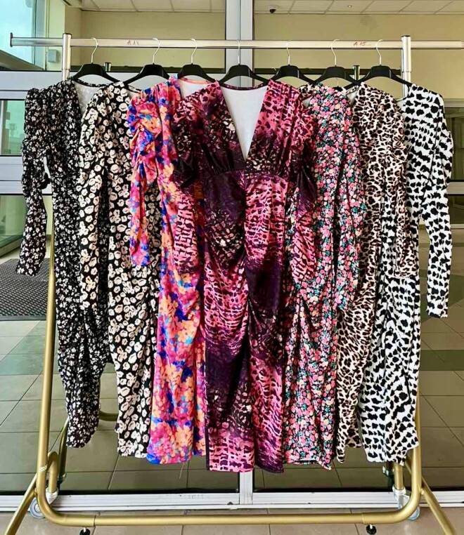 Sukienka damskie 2487 MIX KOLOR STANDARD