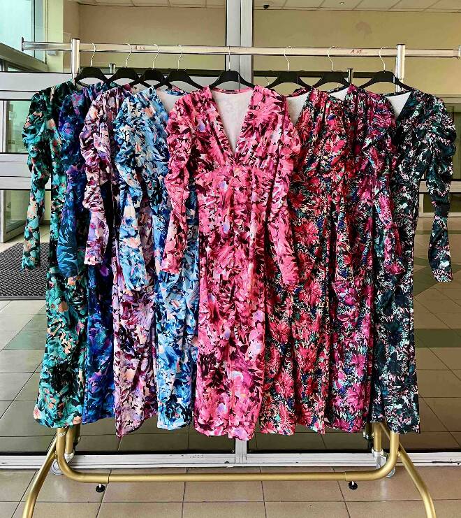 Sukienka damskie 2488 MIX KOLOR STANDARD