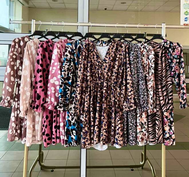 Sukienka damskie 2489 MIX KOLOR STANDARD