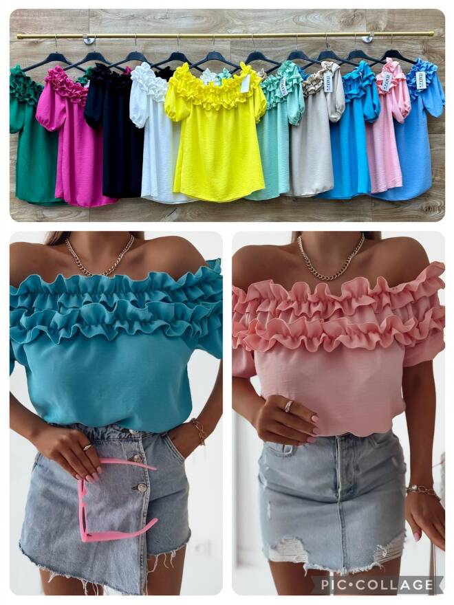 Bluzka damskie 2384 MIX KOLOR STANDARD   1