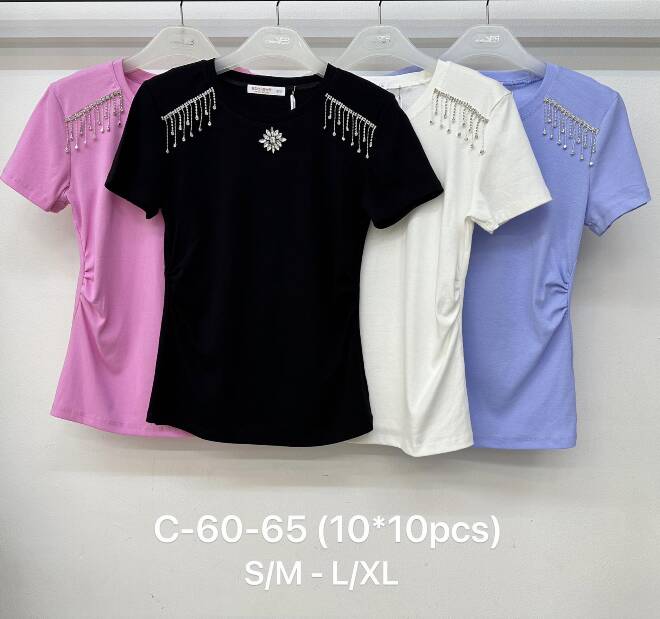 Bluzka damskie C-60-65 MIX KOLOR S/M-L/XL