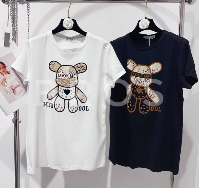 Bluzka damskie 2266 Mix kolor Standard (Towar Włoskie) 1