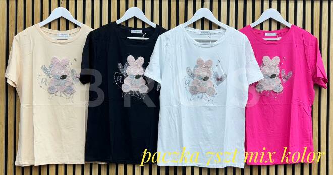 Bluzka damskie 2272 Mix kolor Standard (Towar Włoskie) 1