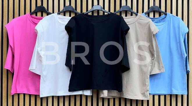 Bluzka damskie 2280 Mix kolor Standard (Towar Włoskie)