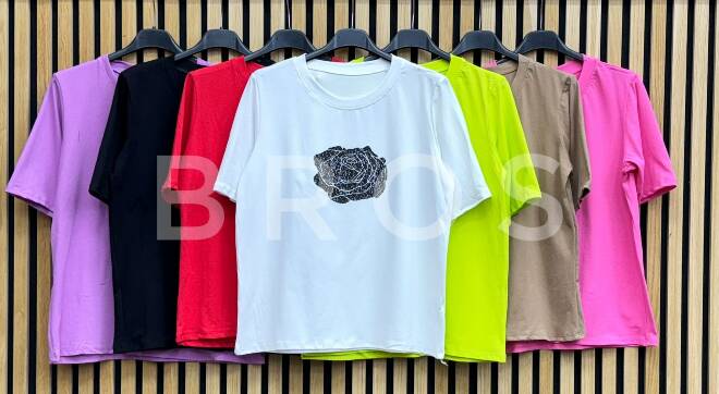 Bluzka damskie 2284 Mix kolor Standard (Towar Włoskie) 1