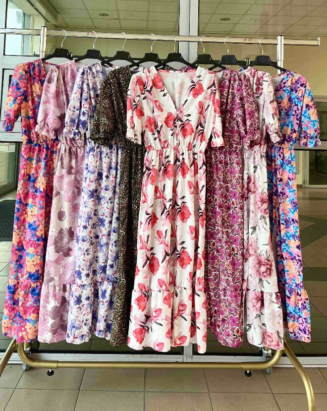 Sukienka damskie 2495 MIX KOLOR STANDARD