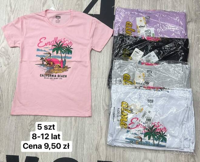 Bluzki dziewczęce 2153 MIX KOLOR 8-12 1