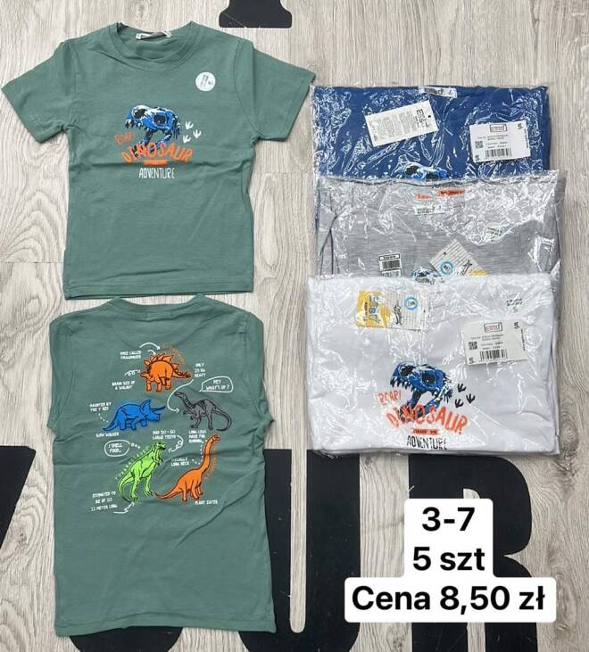 Bluzki dziewczęce 2158 MIX KOLOR 3-7 1